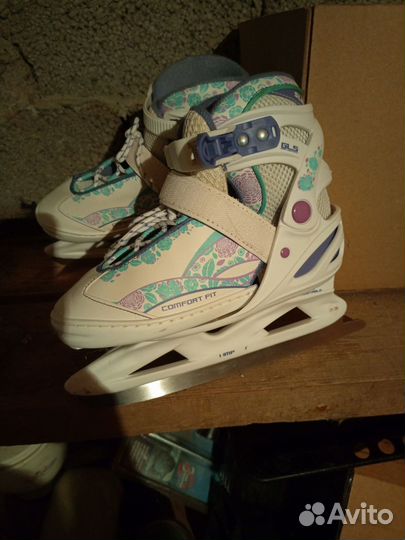 Коньки детские раздвижные 33 36