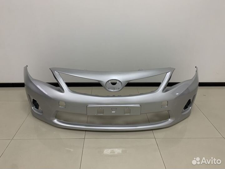Передний бампер на Toyota Corolla 150 рестайлинг