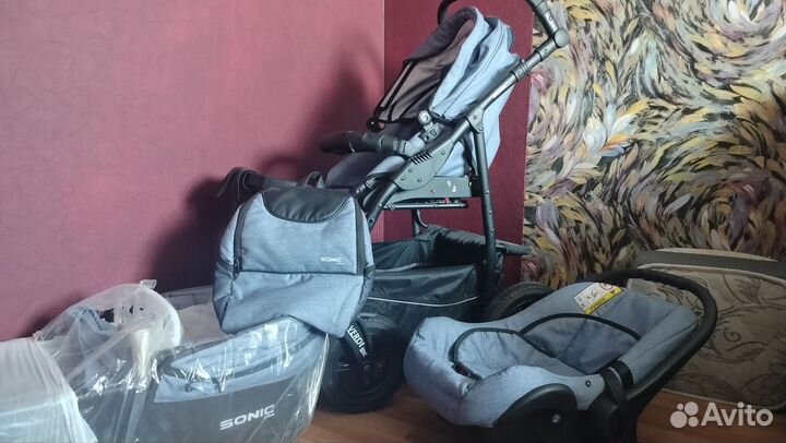 Коляска sonic verdi 3 в 1