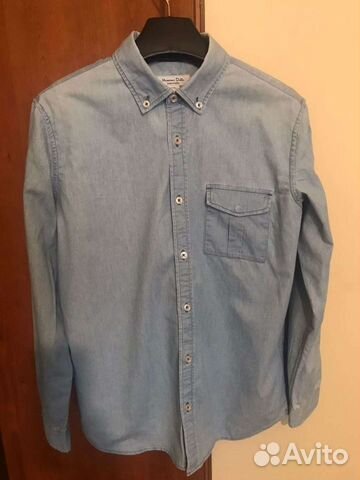 Джинсовая рубашка massimo dutti р. 158-166 см