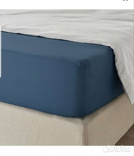 Простынь на резинке 90 200 IKEA Ullvide