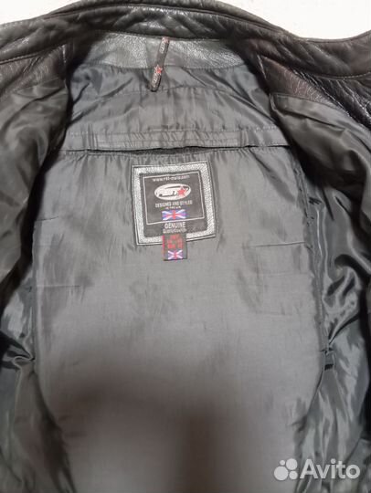 Мото куртка кожаная, р. 50