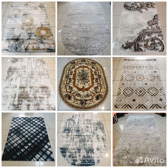 Ковры, дорожки, ковролин, паласы новые