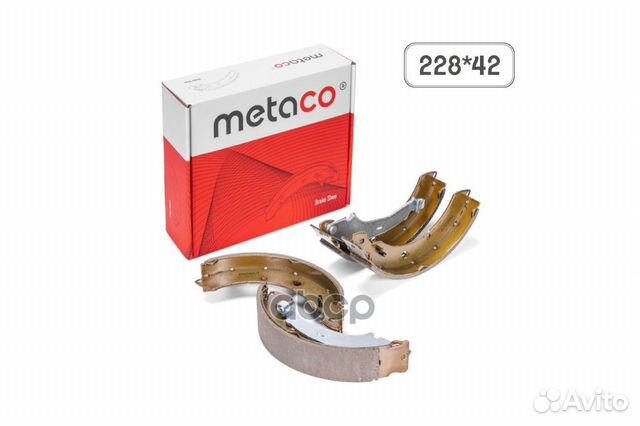 Колодки барабанные к-кт '3020-004 metaco