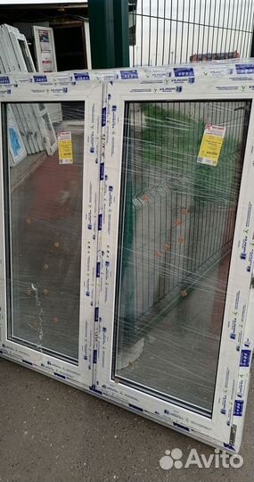 Окна пластиковые 1300х1400 мм