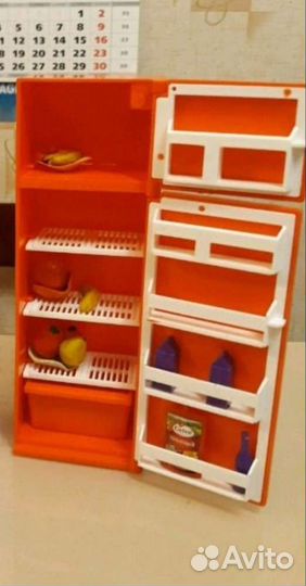 Холодильник+кухня для Барби