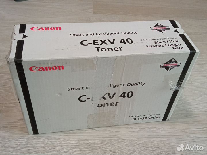 Картридж Canon C-EXV40 черный (оригинал)