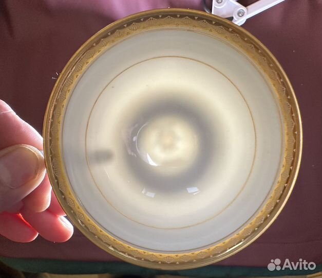 Чайное трио, тонкий японский фарфор Noritake