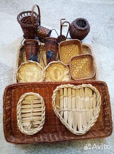 Плетенные подставки