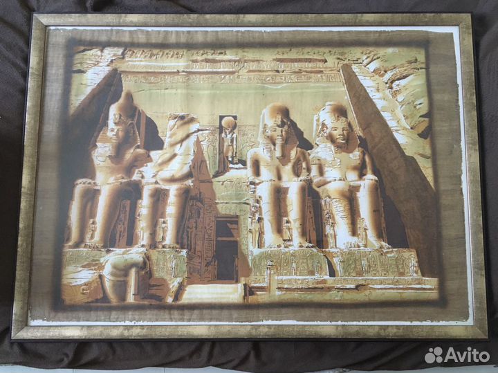 Картина Папирус Египет в деревянной раме