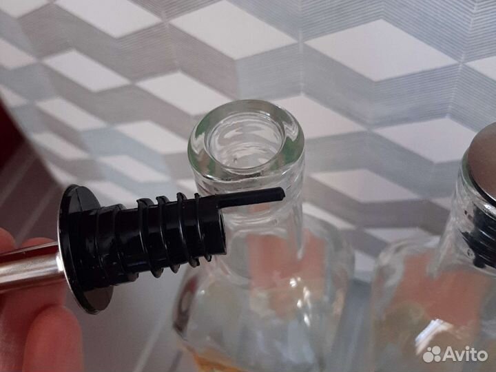 Бутылки для масла, уксуса, 3 шт