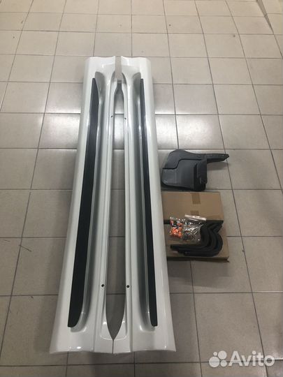 Подножки, пороги Toyota land cruiser Prado 150