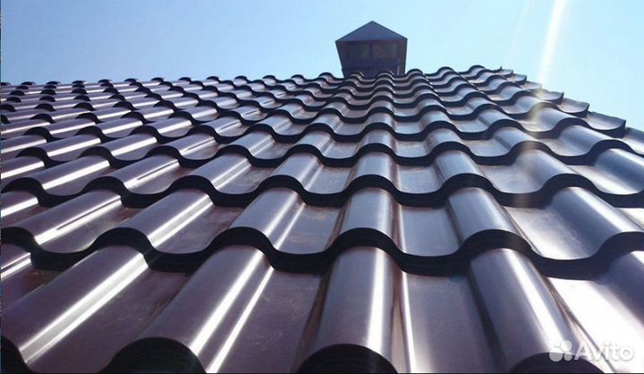 Кровля металлочерепица шифер