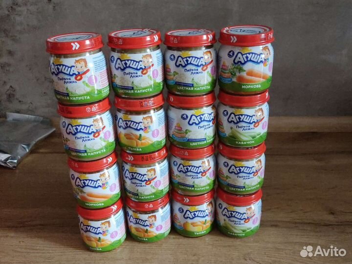 Овощное пюре агуша