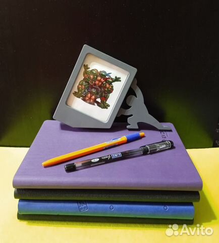 Стильные ежедневники (4 шт), рамка в подарок