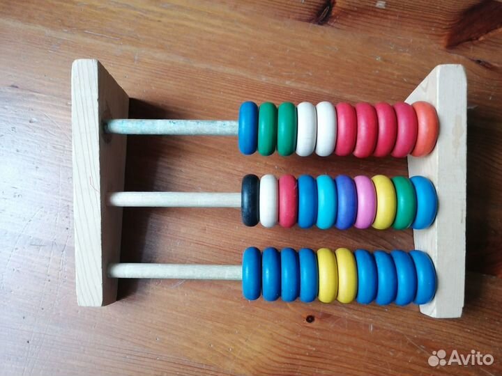 Деревянные счеты детские