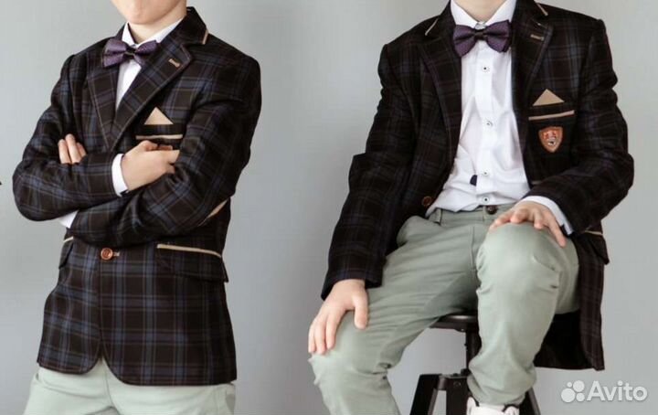 Пиджаки, рубашки, бабочки