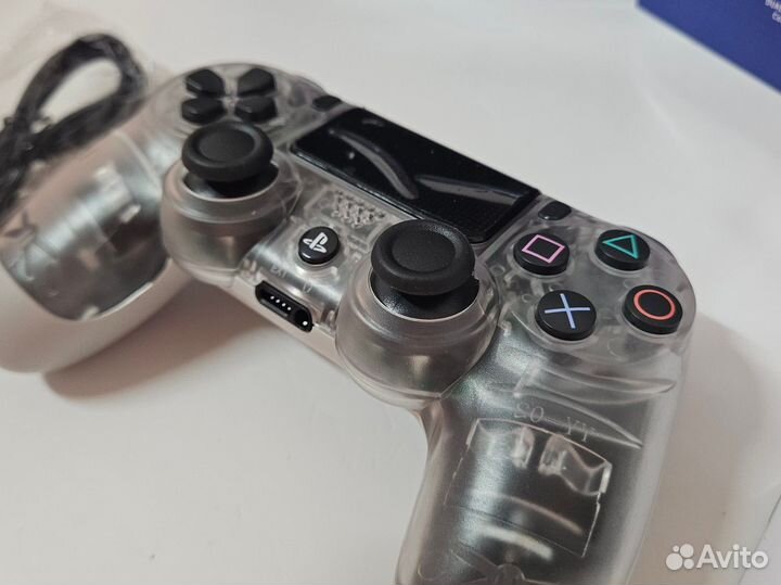 Джойстик для PlayStation 4 (DualShock)(Прозрачный)