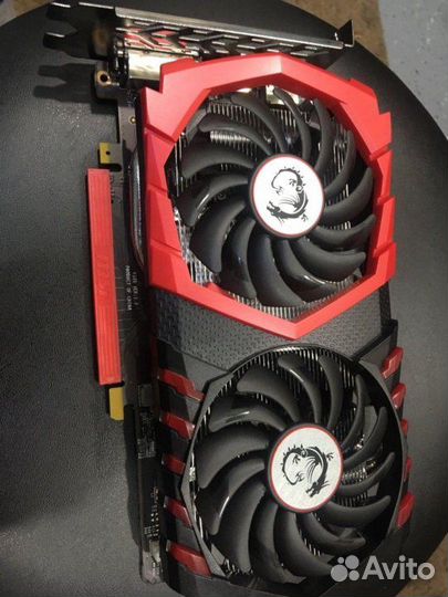 Видеокарта GeForce GTX 1050 Ti MSI Gaming X 4Gb