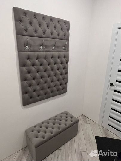 Вешалка в прихожую в каретной стяжке панель стенов