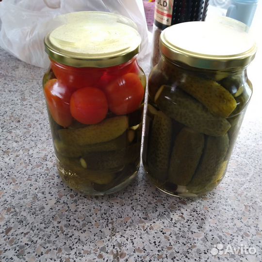 Огурцы маринованные домашние