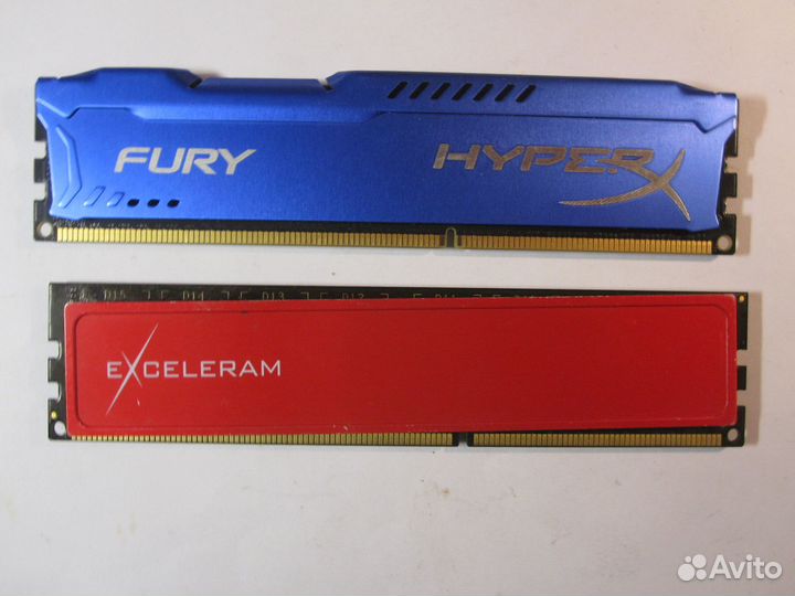 Fury hyperx 4GB и радиаторы для памяти 2 шт