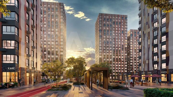 2-к. квартира, 44 м², 15/20 эт.