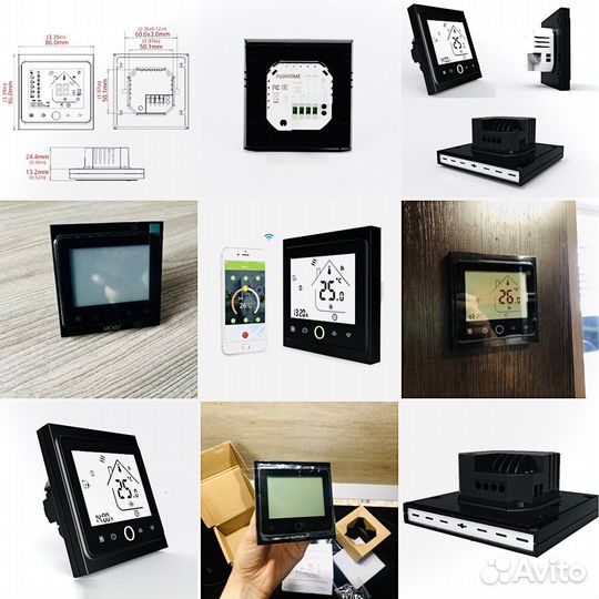 Умный терморегулятор для водяного теплого полаWiFi