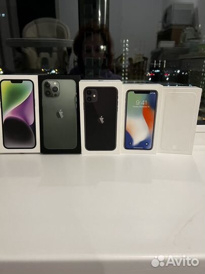 Коробки от iPhone, airpods, apple watch