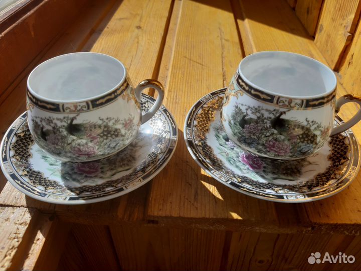 Кофейная пара костяной фарфор