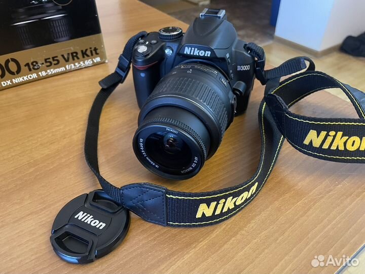 Зеркальный фотоаппарат nikon d3000