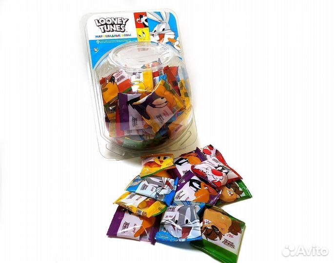 Мармеладные бобы Looney Tunes микс, 60 пакетов