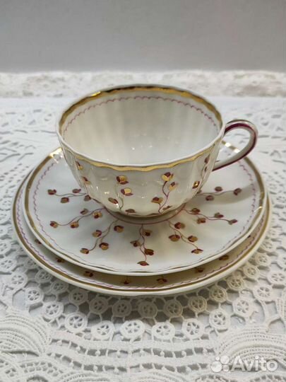 Чайный сервиз Золотой вьюнок дфз