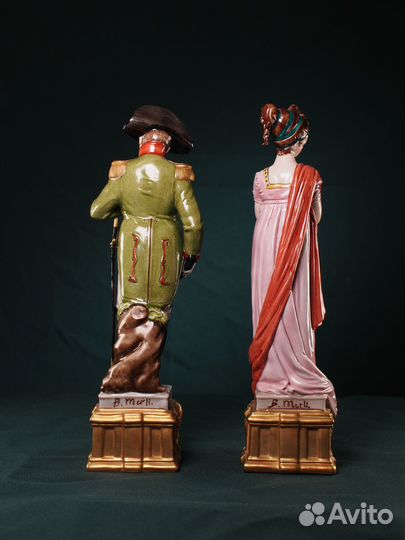 Наполеон и Жозефина. Авторские статуэтки. Италия