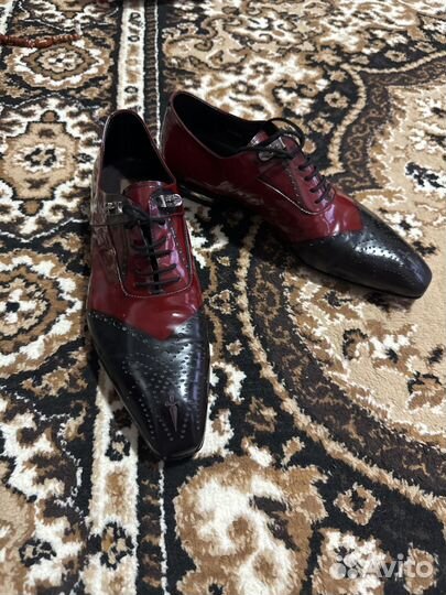 Туфли бархатные тяги