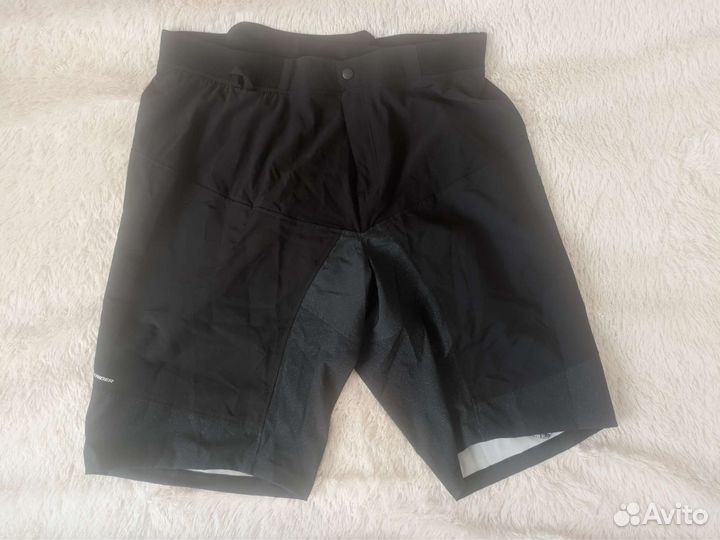 Шорты велосипедные мужские черные ST 500 Rockrider