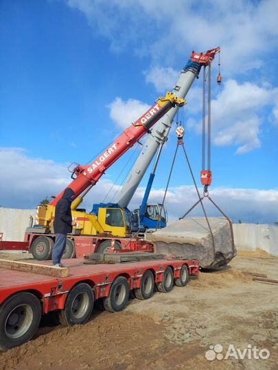 Аренда и услуги автокрана, 100 т, 52 м, с гуськом 10.8 м