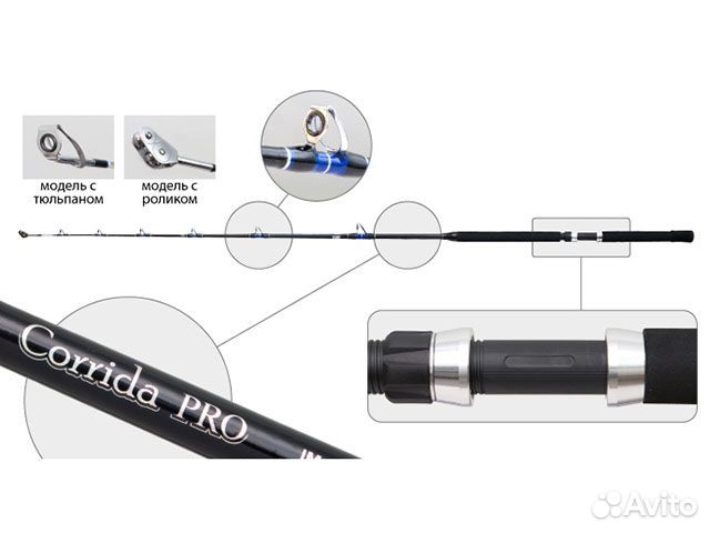 Спиннинг с роликами surf master 3055 corrida PRO