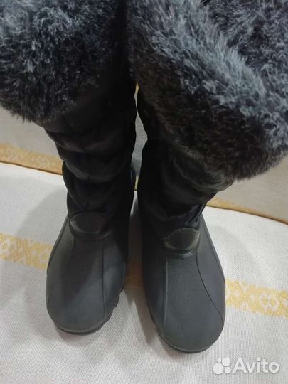 Утепленные Резиновые сапожки 37р