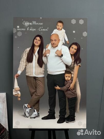 Портрет на холсте по фото