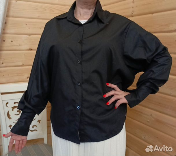 Рубашка женская черная