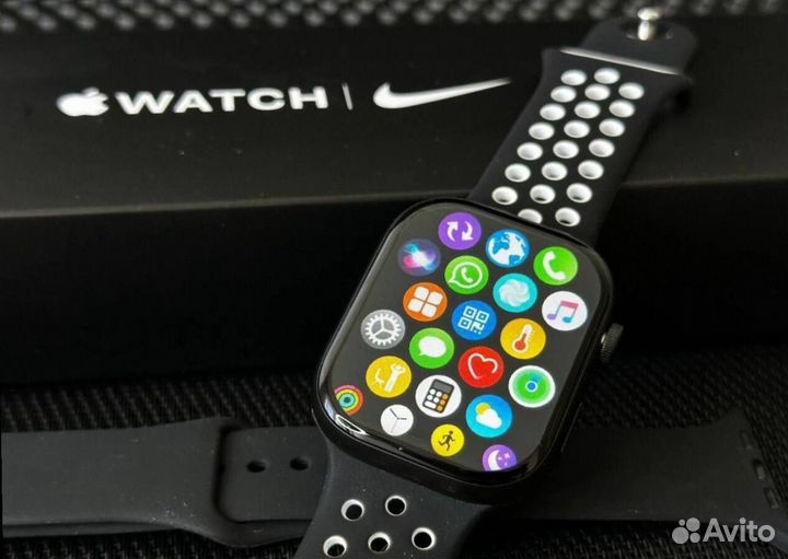 Часы apple watch 9 45 mm Nike