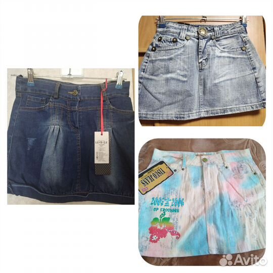 Юбка джинсовая