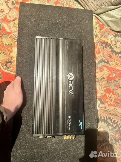 Сабвуфер с коробом и усилителем