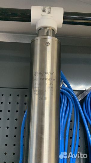 Скважинный насос aquario ASP1E-27-75 (Кабель 15м