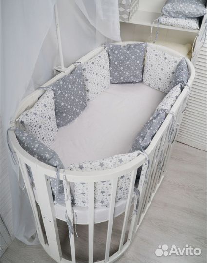 Бортики в детскую кроватку