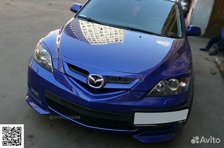 Клыки бампера Мазда3 Mazda 3 BK 2003