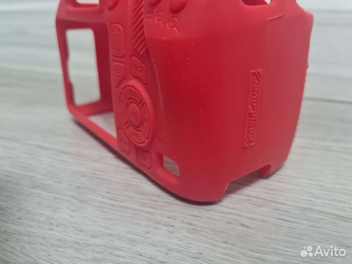 Силиконовый чехол easyCover Canon EOS красный
