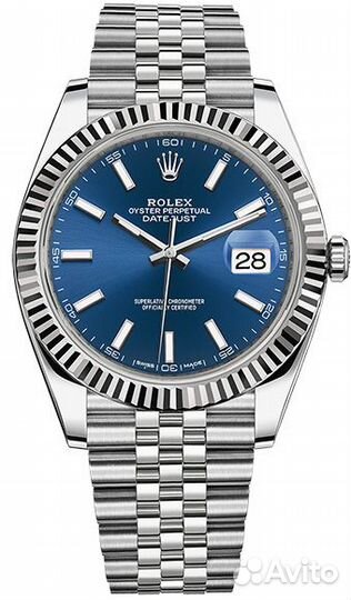 Швейцарские часы Rolex Datejust 41 mm, steel and w