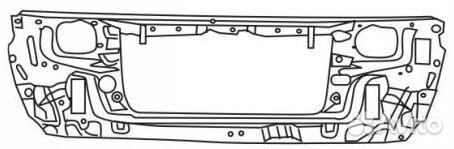 Camry 87-91 Суппорт радиатора (Тайвань)